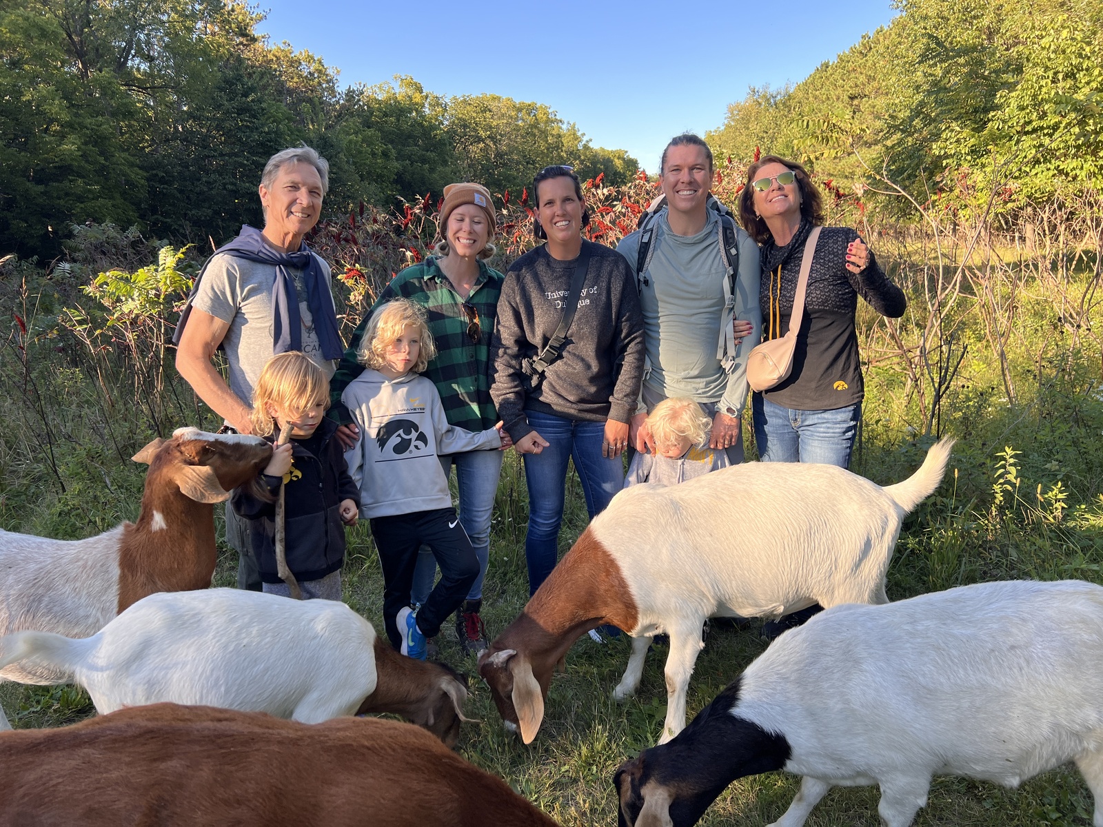 Goat Trekking in Galena